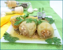 Фаршированный перец мясом и рисом - Рецепты наших читателей